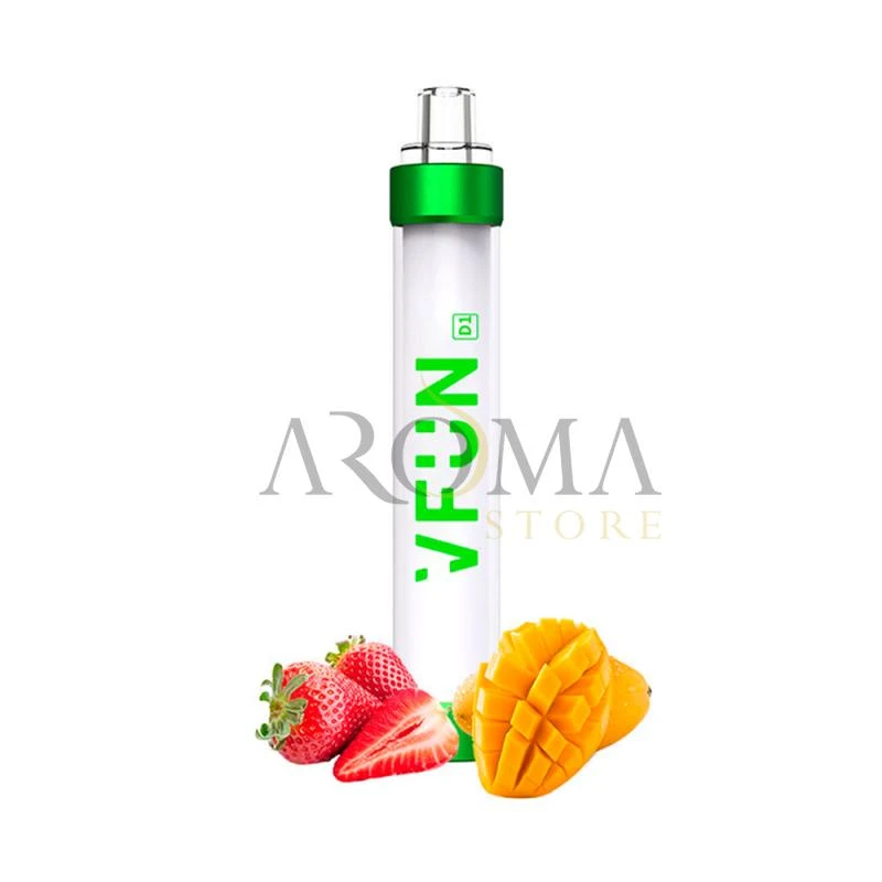 Vaper Descartavel Quawins Vfun D1 Strawberry Mango 1000 Puffs - 50MG - 3ML