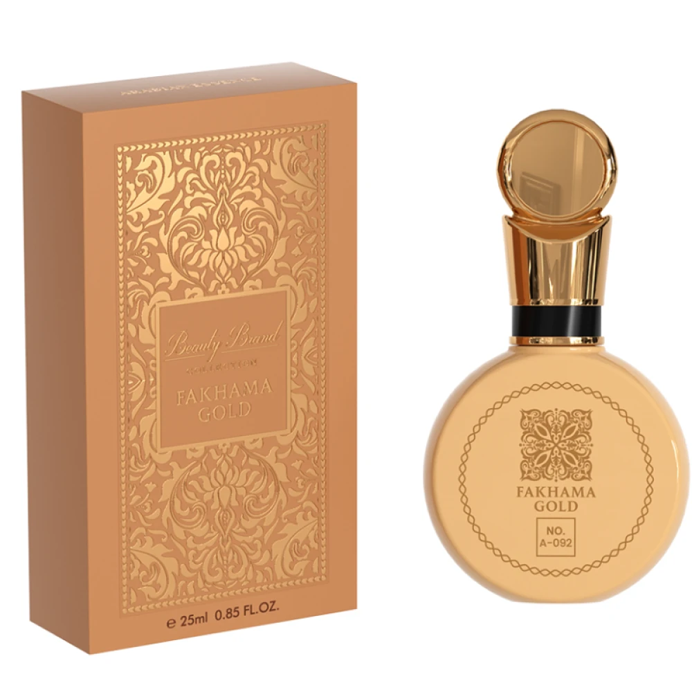 Perfume Miniatura Beauty Brand Collection N.º A-092 Fakhama Gold 25ML