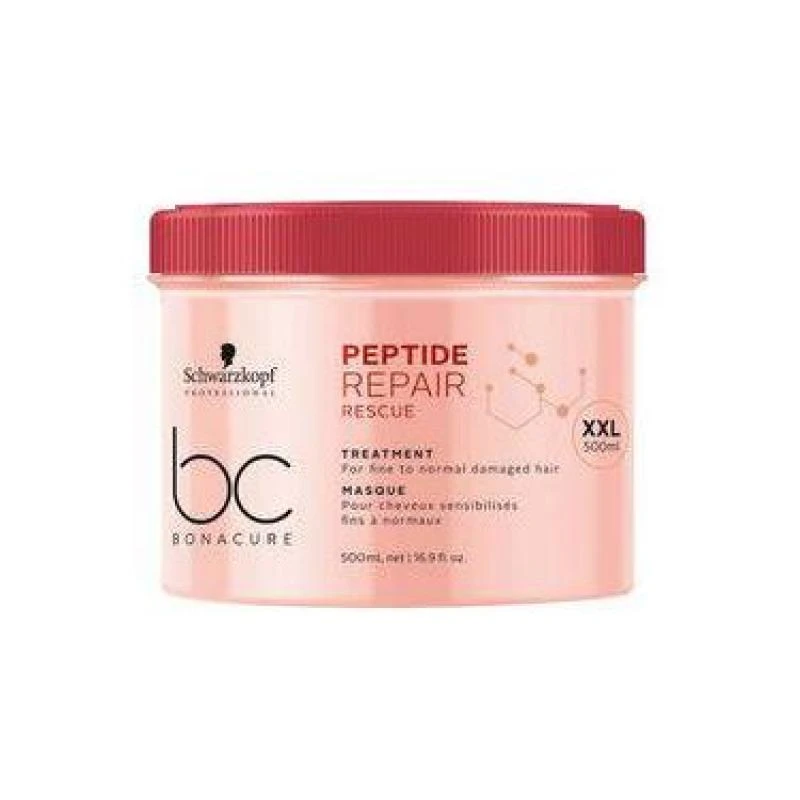 Mascara de Tratamento Schwarzkopf Repair Rescue 500ML p/ Cabelo Fino