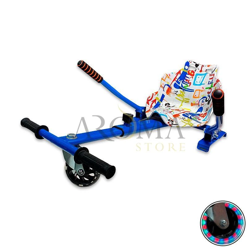 Carrinho para Scooter PM-913 HoverKart Grafite - Roda LED