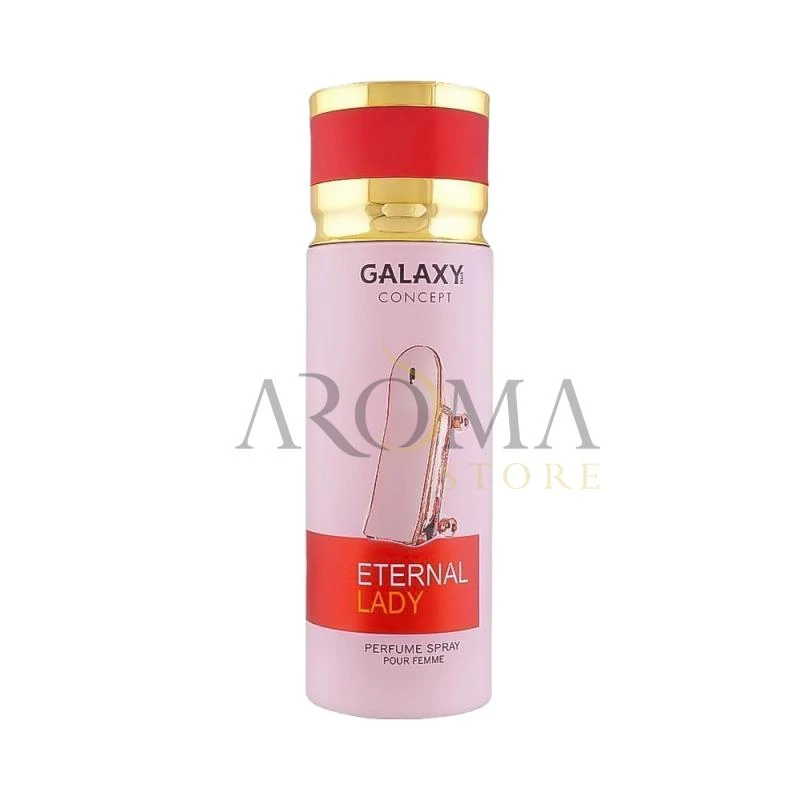 Spray Corporal Perfumado Galaxy Eternal Lady Feminino 200ml