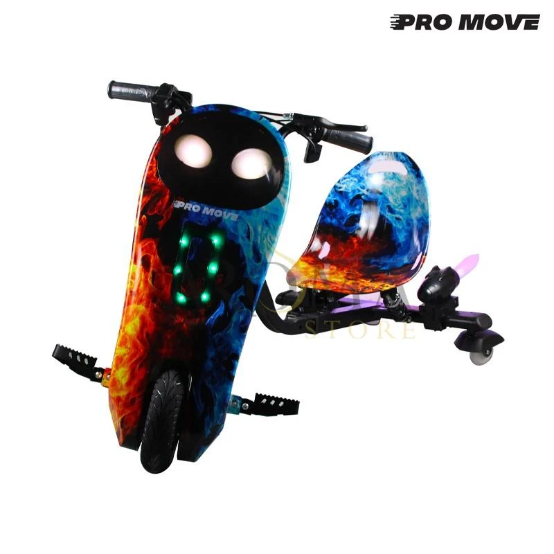 Triciclo Eletrico Pro-Move PM-303 Drifting Scooter - Gelo Fogo