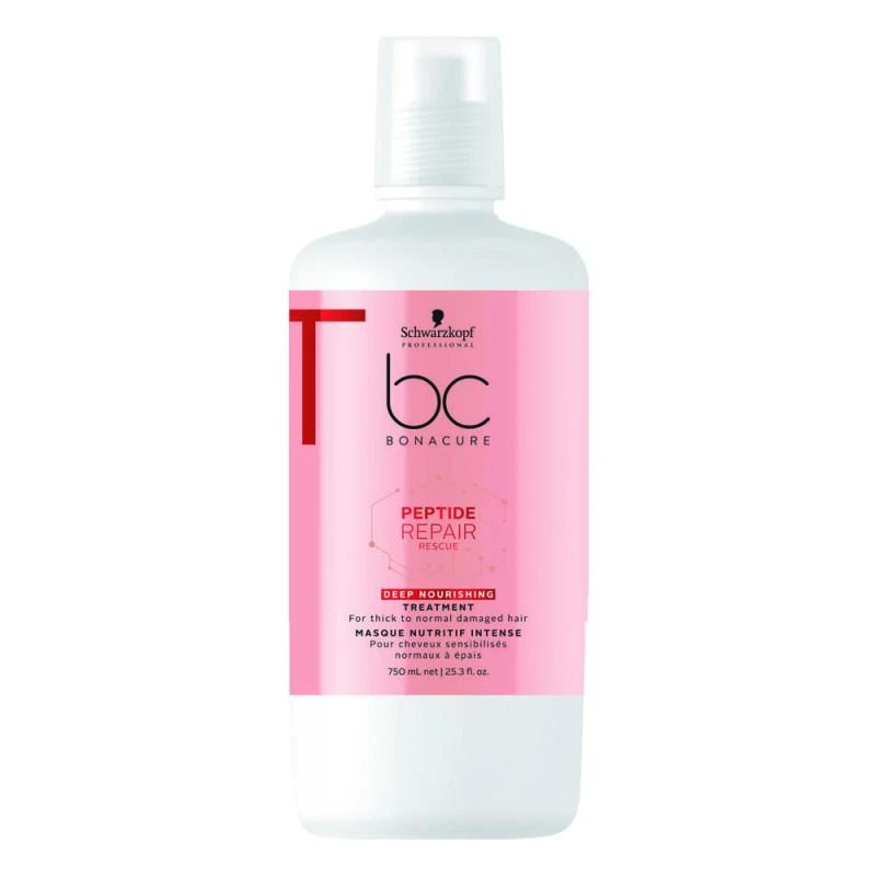 Mascara Capilar Schwarzkopf BC Bonacure Peptide Repair Rescue Deep Nourishing 750ML