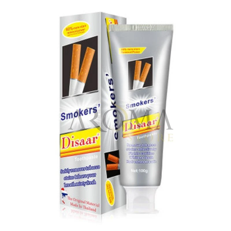 Branqueamento Disaar Pasta de Dente de Fumante sabor Hortelã 100GR
