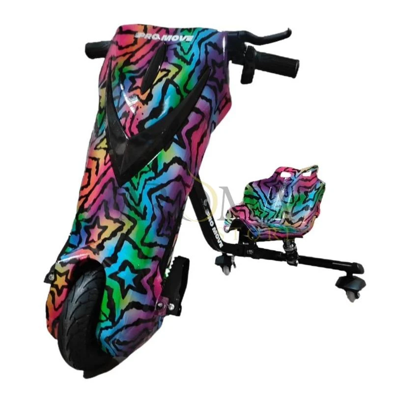 Triciclo Eletrico Pro-Move PM-124 Drifting Scooter - Estrela Colorida