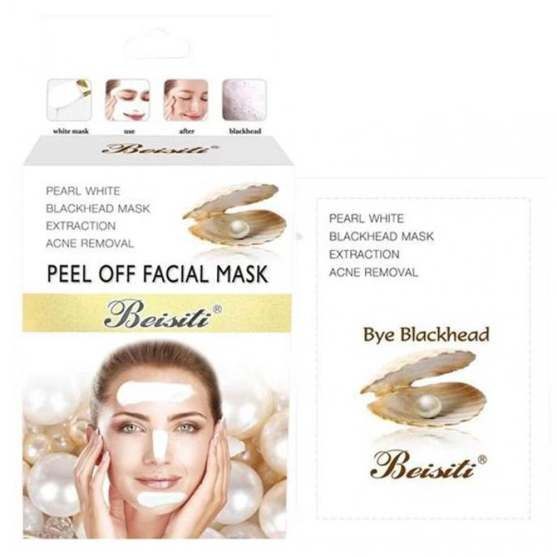 Mascara Removedora de Cravos Beisiti Peel Off 10 Saches x 20GR