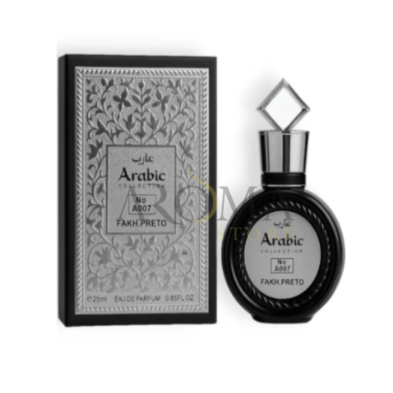 Perfume Arabic Collection A007 Fakhar Preto 25ML