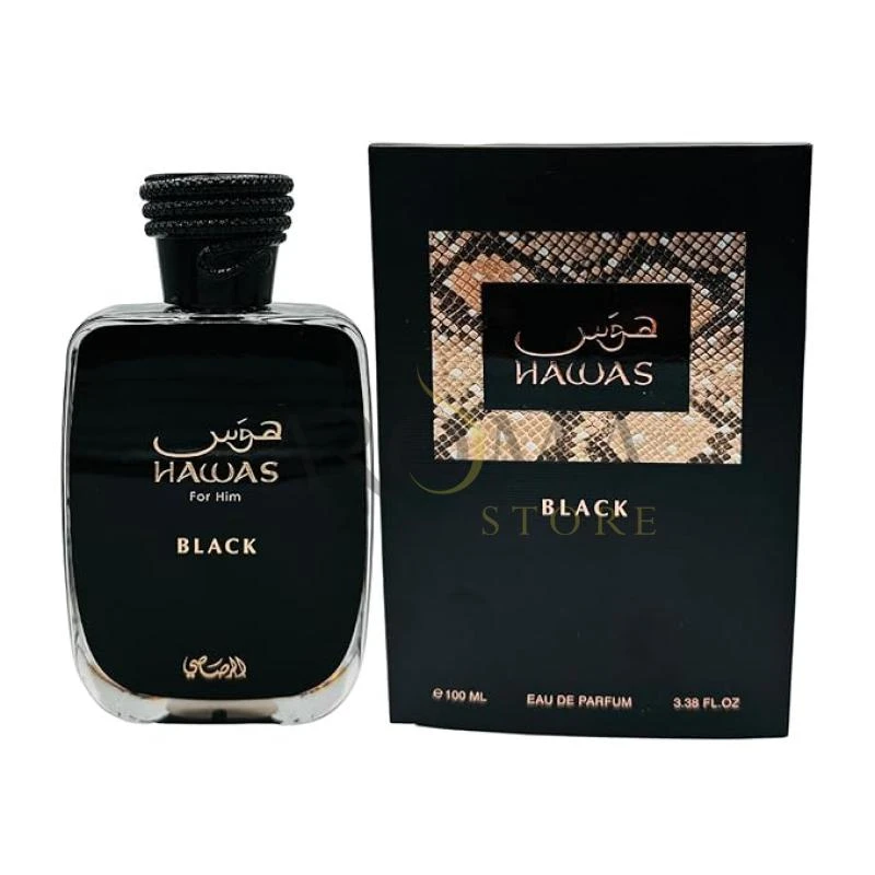 Perfume Rasasi Hawas Black Eau de Parfum Masculino 100ML