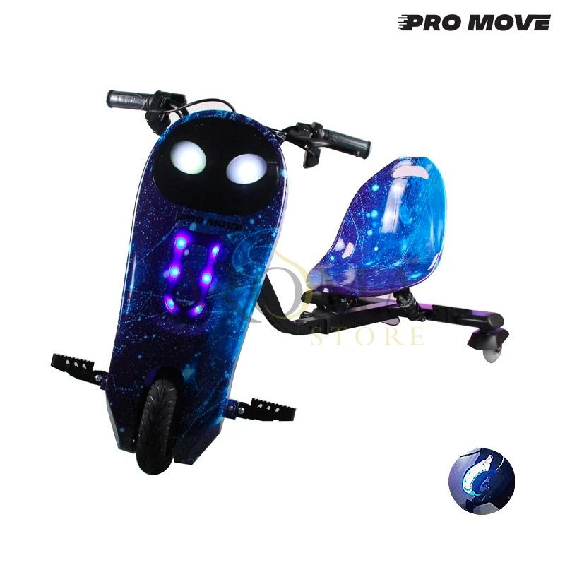 Triciclo Eletrico Pro-Move PM-304 Drifting Scooter - Azul Galaxia