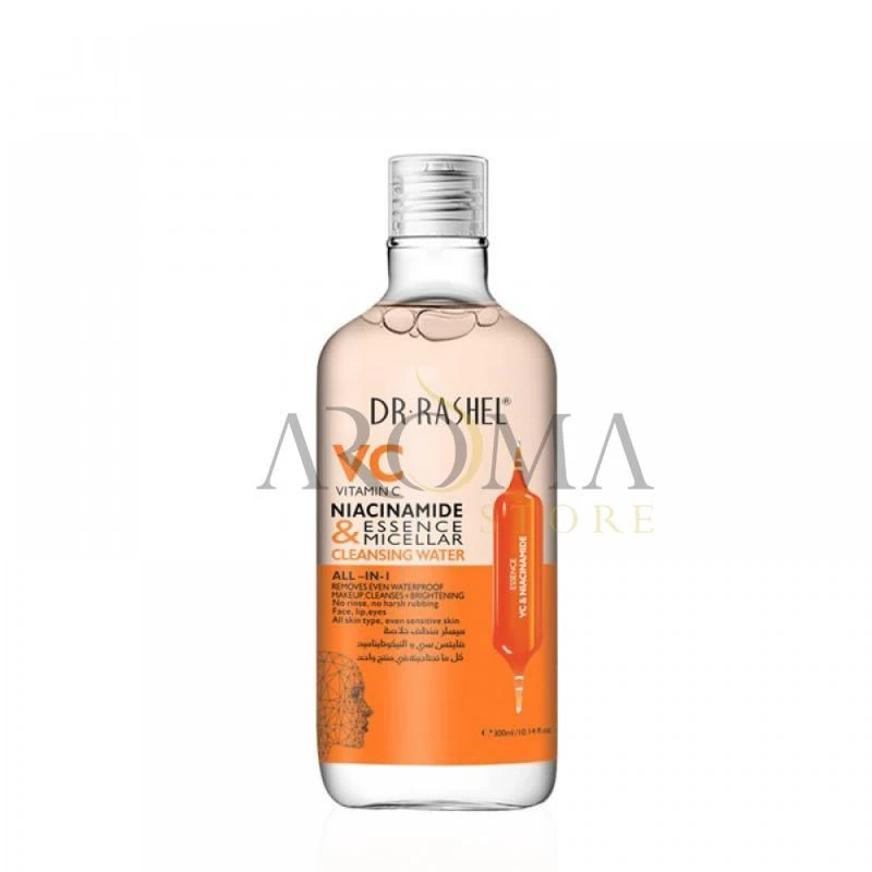 Água de Limpeza Dr.Rashel VC Vitamin C Essence Micellar Cleansing Water 300ML