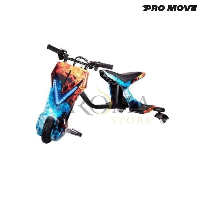 Triciclo Eletrico Pro-Move PM-200 Drifting Scooter - Gelo Fogo