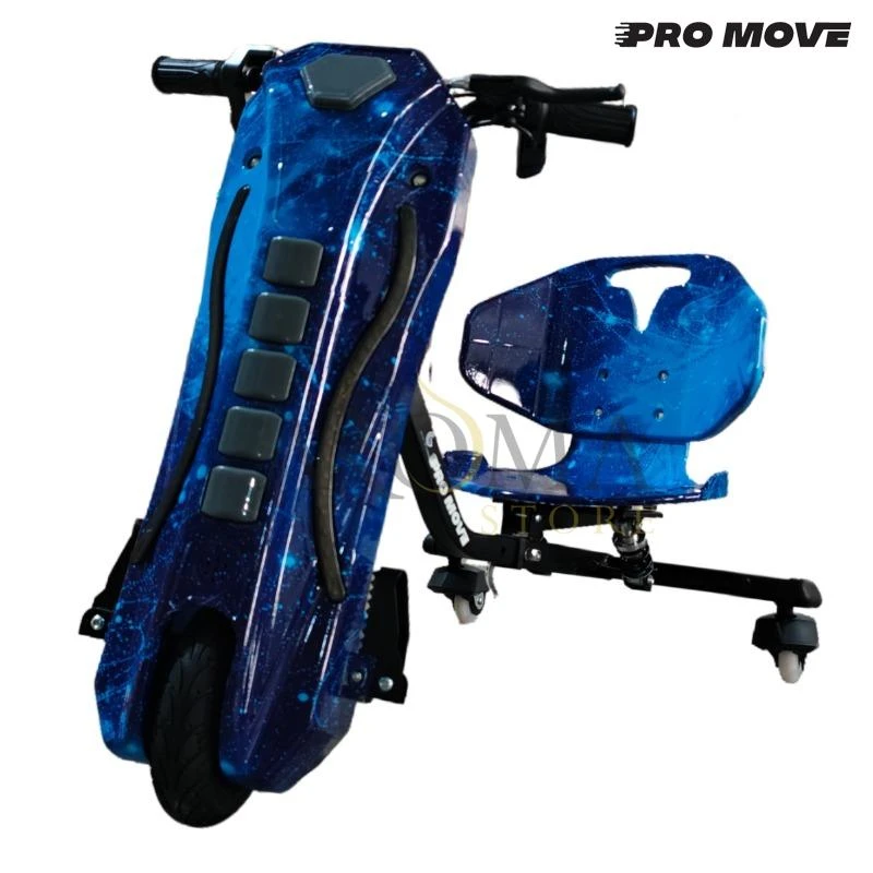 Triciclo Eletrico Pro-Move PM-1606 Drifting Scooter - Azul Galaxia