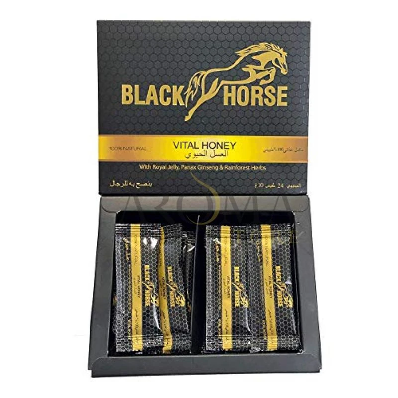 Mel estimulante Black Horse Honey 24 saches x 10GR