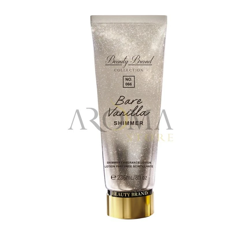 Loção Corporal Beauty Brand Collection Body Lotion Bare Vanilla Shimmer N.º 066- 236ML
