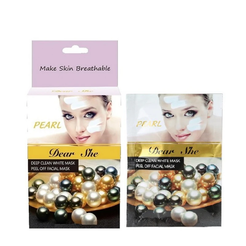 Mascara Removedora de Cravos Dear She Pearl 10 Saches x 20GR