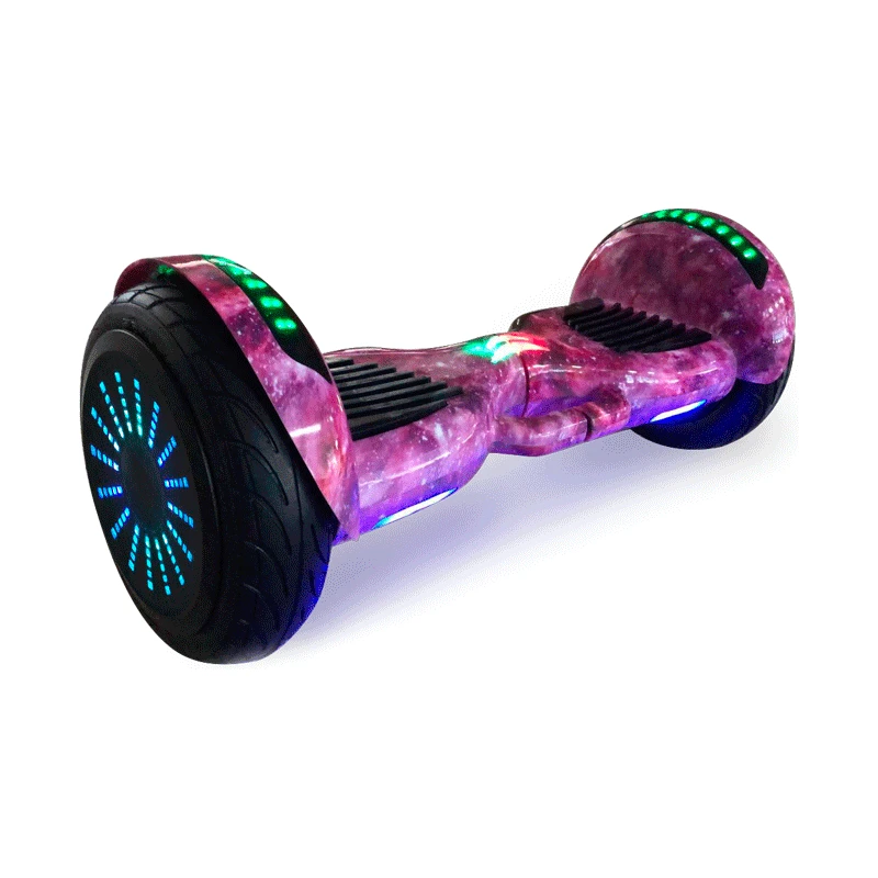 Scooter Smart Balance Wheel com Alca Roda de 10" e Bluetooth - Rosa Galaxia