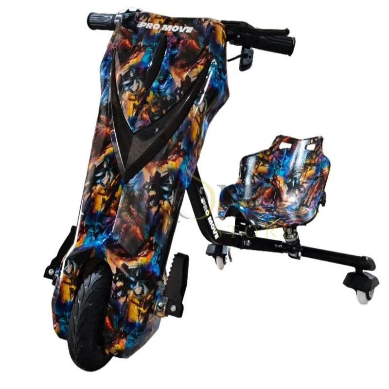 Triciclo Eletrico Pro-Move PM-126 Drifting Scooter - Azul Fogo