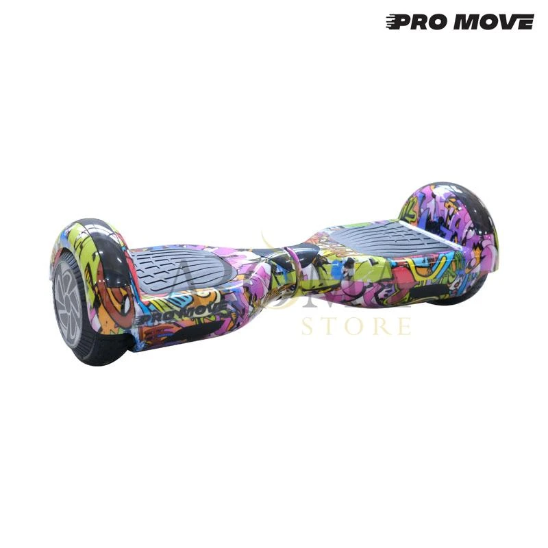 Scooter Pro-Move Roda de LED 6.5" Bluetooth - Roxo Colorido