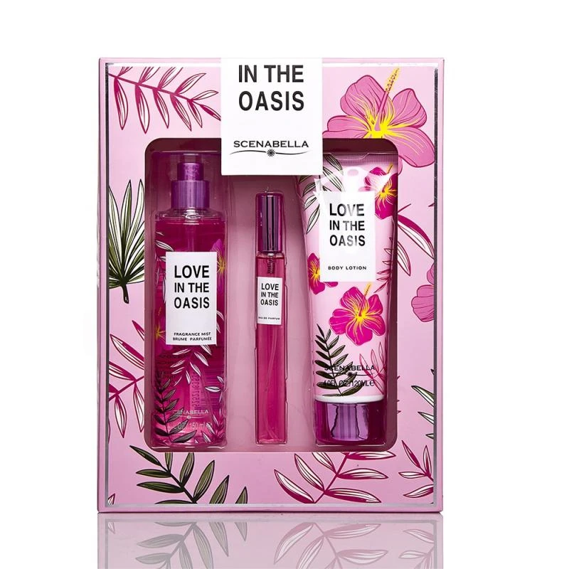 Kit Perfume ScenaBella Love in the Oasis 03pcs