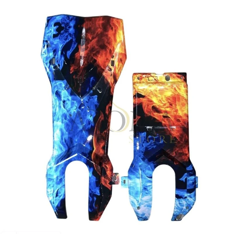 Carcaca para Triciclo Eletrico PM cor Gelo Fogo