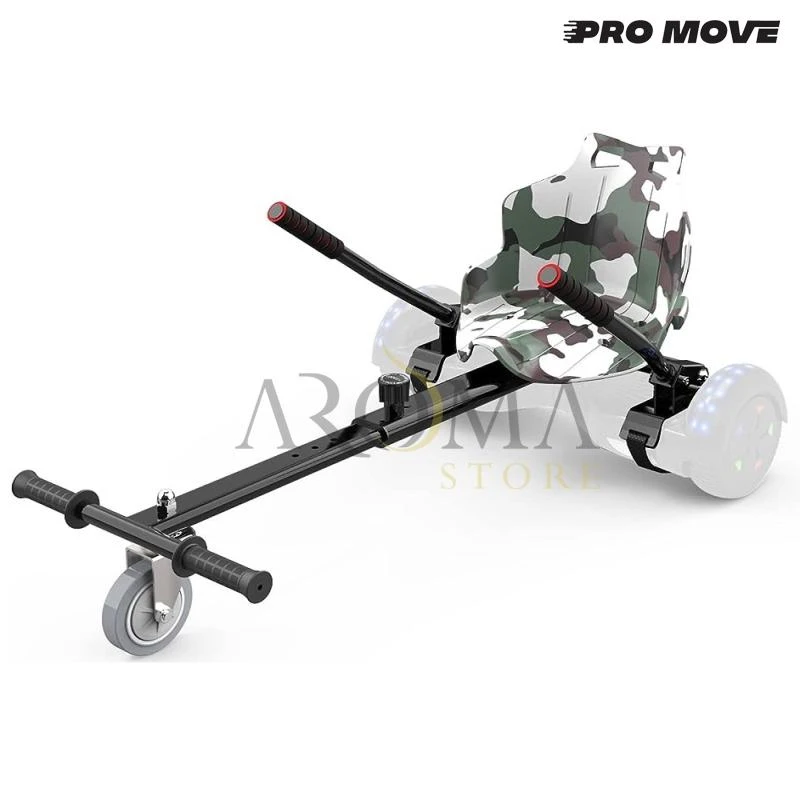 Carrinho para Scooter PM-902 HoverKart Verde Militar - Roda LED