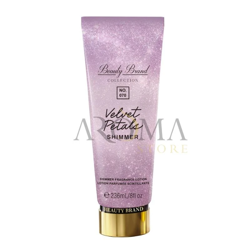 Loção Corporal Beauty Brand Collection Body Lotion Velvet Petals Shimmer N.º 070- 236ML