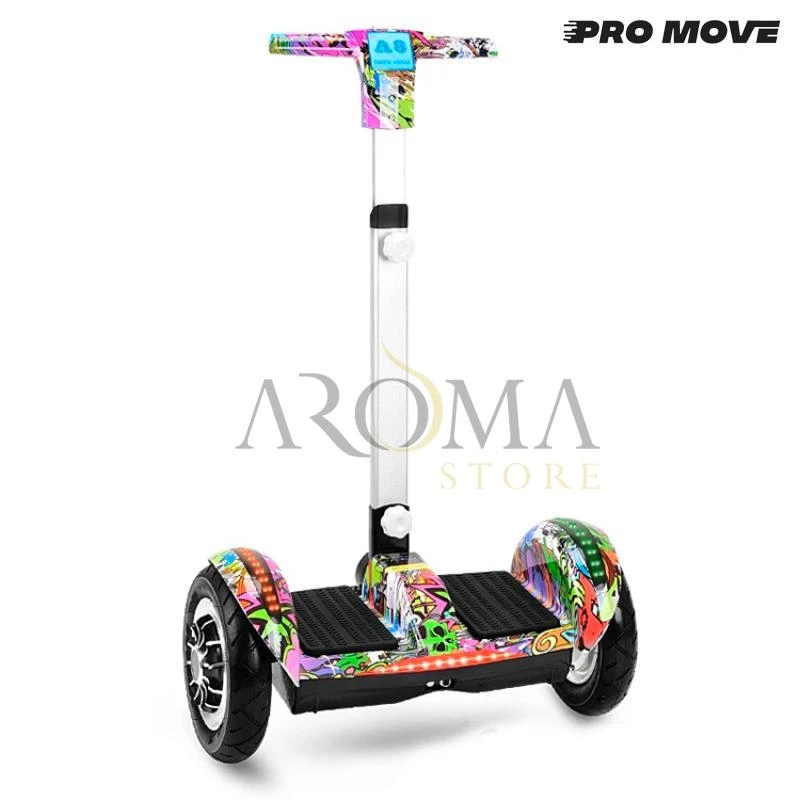 Scooter Pro-Move A8 com Roda de 10" e Bluetooth - Roxo Colorido