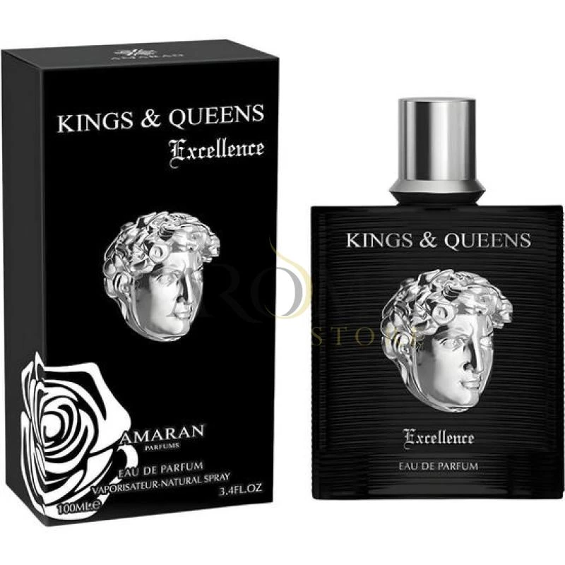 Perfume Amaran Kings & Queens Excellence Eau de Parfum Masculino 100ML