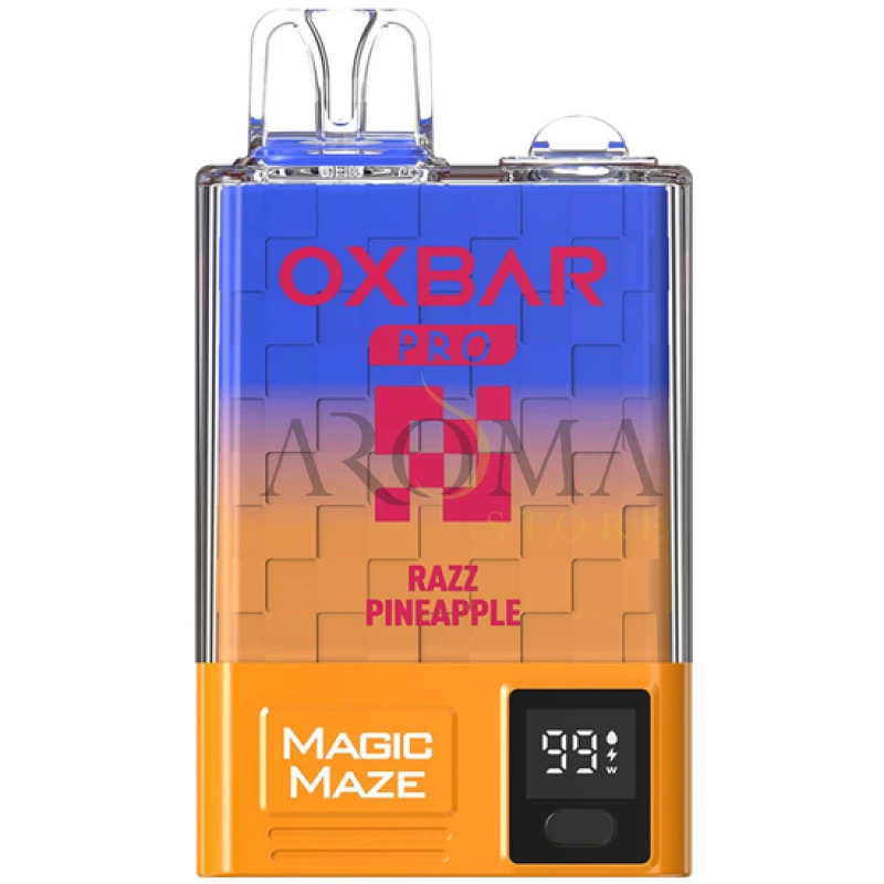 Vaper Descartável Oxbar Magic Maze Pro Razz Pineapple 10000 Puffs