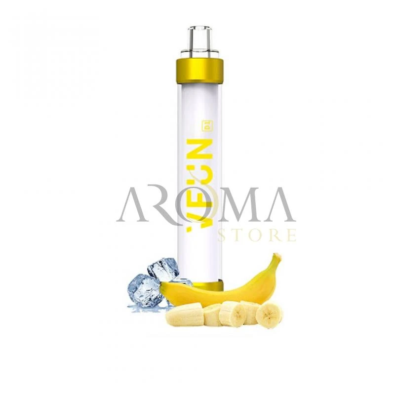 Vaper Descartavel Quawins Vfun D1 Banana Ice 1000 Puffs 50MG - 3ML