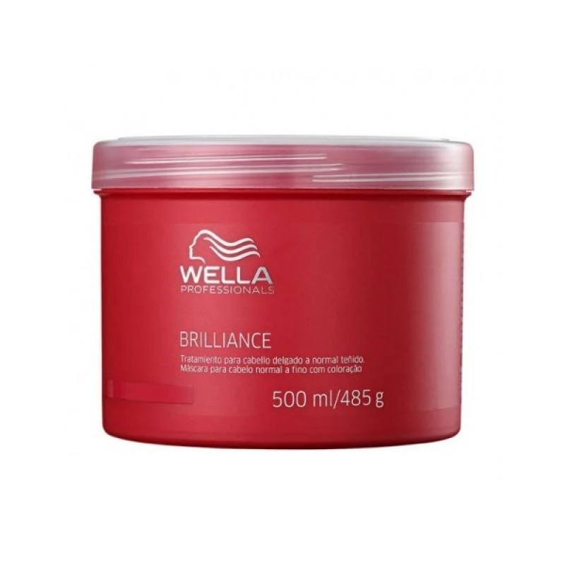 Mascara de Tratamento Brilliance Wella Fine Normal 500ml