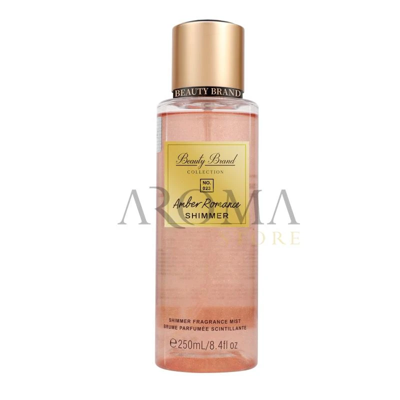 Splash Colonia Corporal Beauty Brand Collection N.º 023 Glitter Amber Romance 250ML