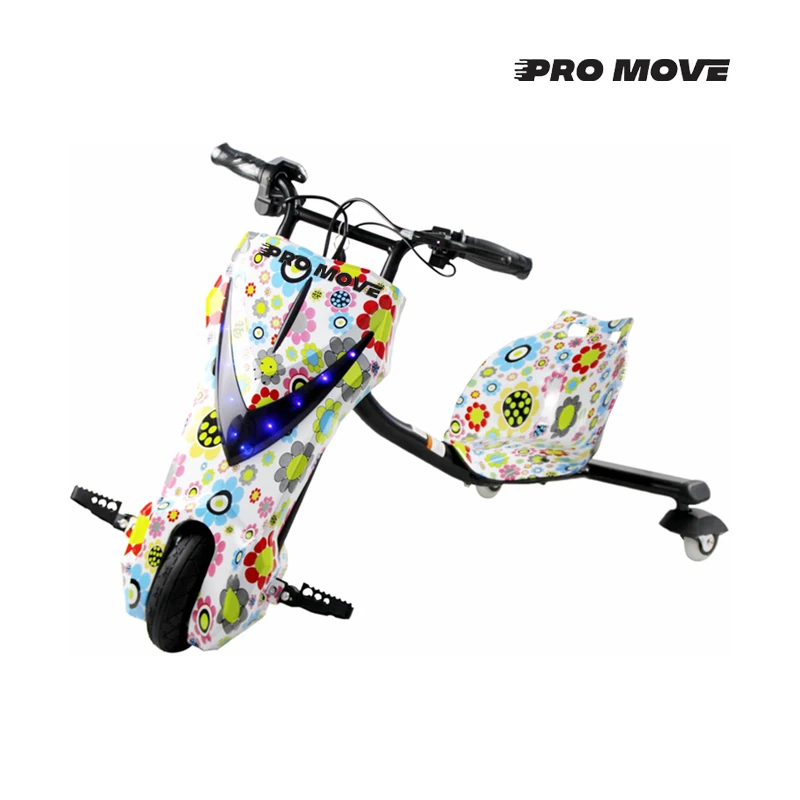 Triciclo Eletrico Pro-Move 3 Velocidades Drifting Scooter - Flor