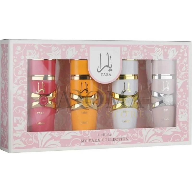 Perfume Lattafa Yara Candy+Tous+Moi+Pink 25ML (Kit)