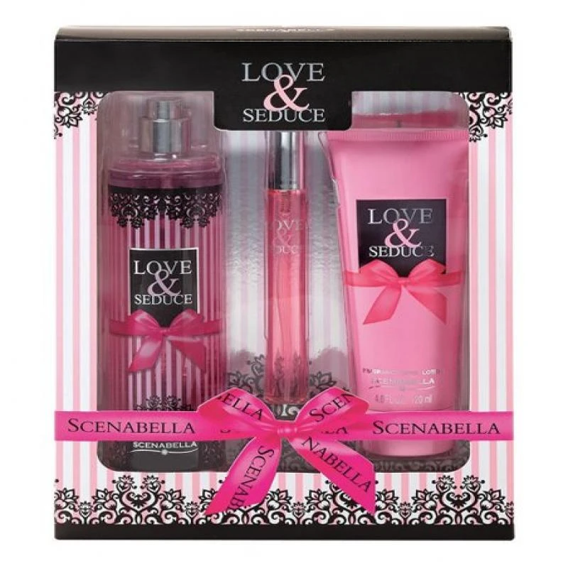 Kit Perfume ScenaBella Love and Seduce 03pcs