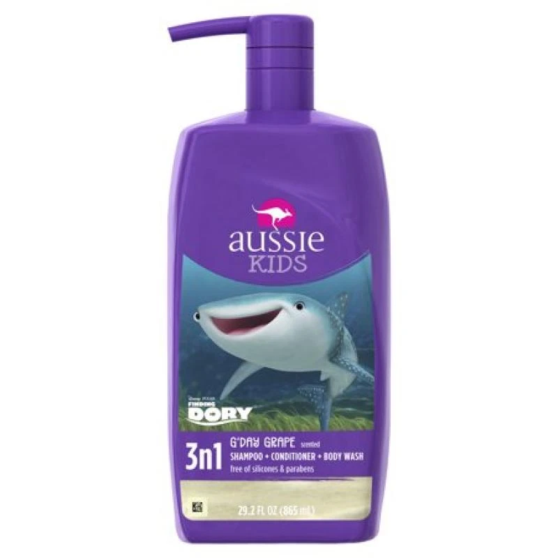 Shampoo Aussie Kids Dory 3IN1 G'Day Grape 865ML