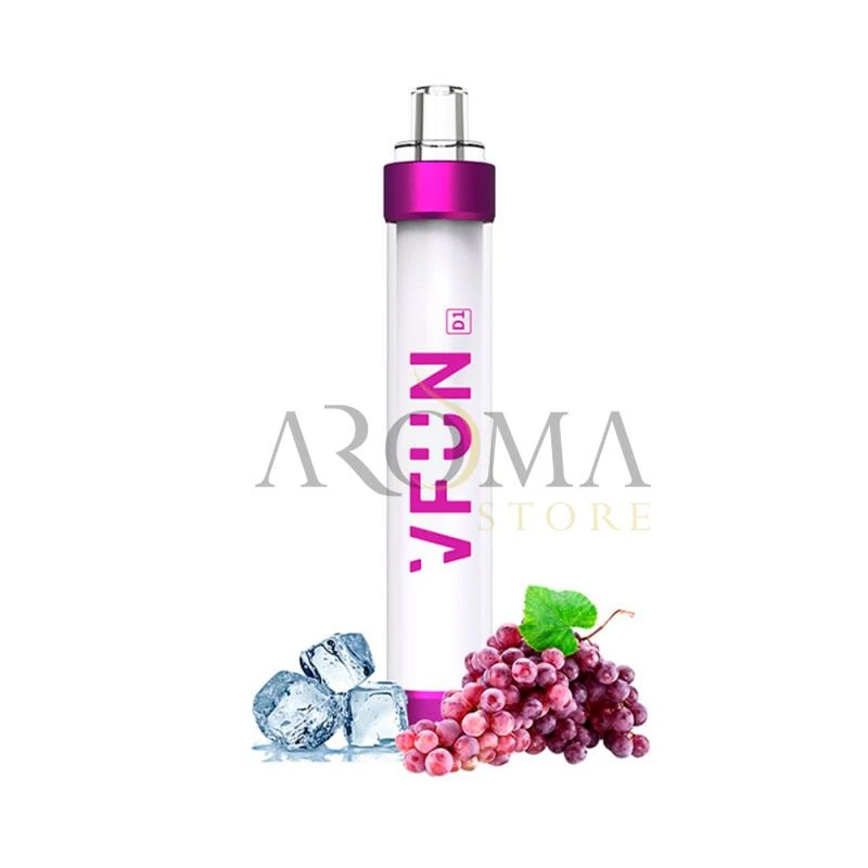 Vaper Descartavel Quawins Vfun D1 Grape Ice 1000 Puffs - 50MG - 3ML