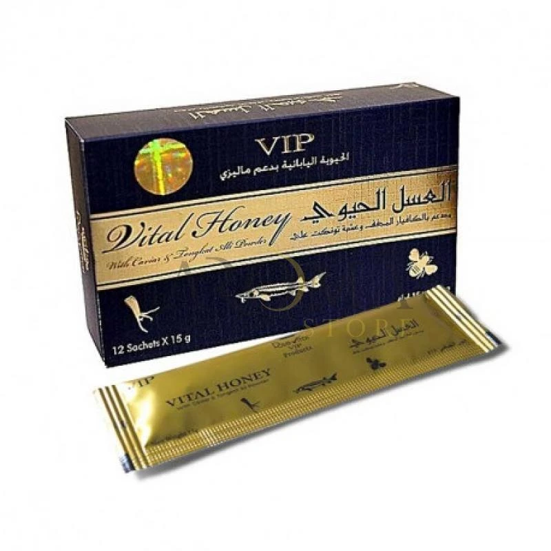 Mel estimulante Vital Honey 12saches x 15GR