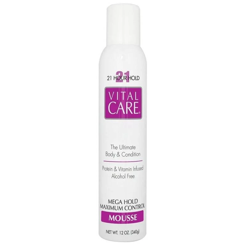 Mousse Vital Care Mega Hold 21Hs 340G