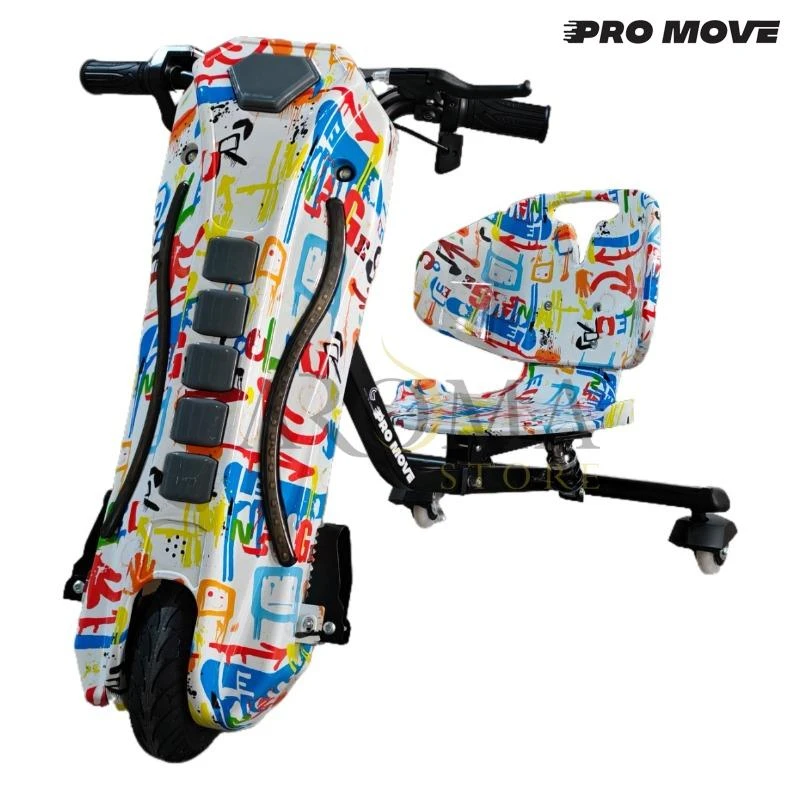 Triciclo Eletrico Pro-Move PM-1604 Drifting Scooter - Grafite