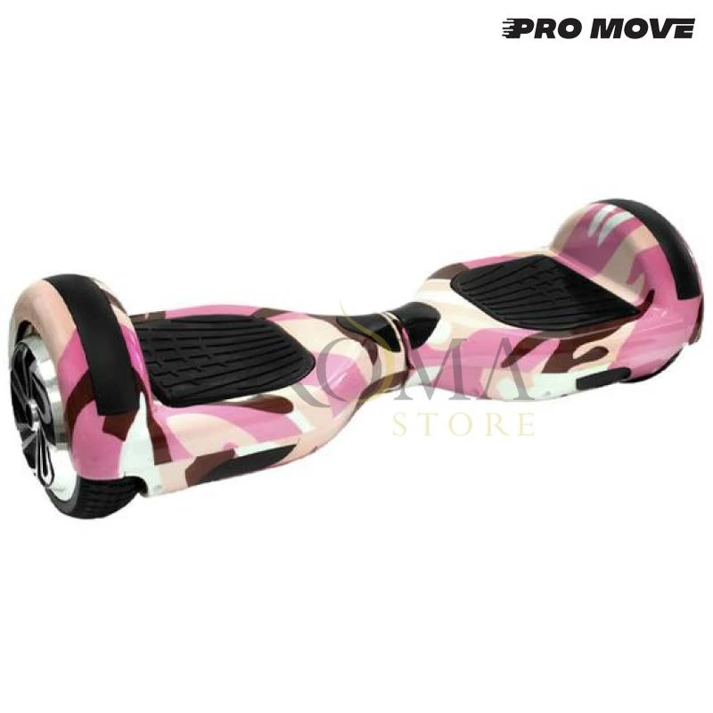 Scooter Pro-Move Roda de Aluminio 6.5" Bluetooth - Rosa Camuflado