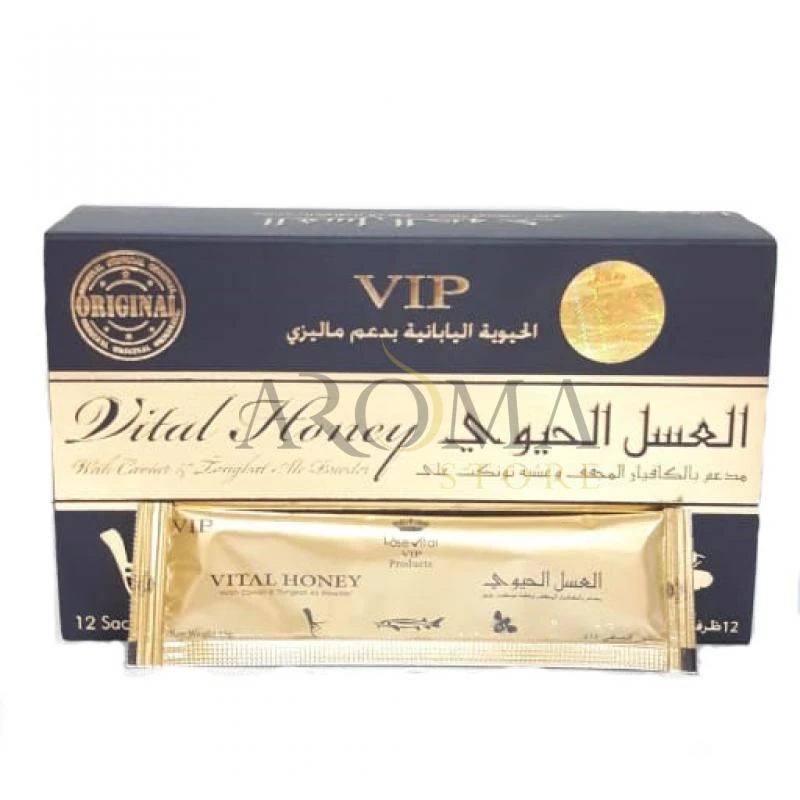 Mel estimulante Vital Honey 12saches x 15GR Duplo Selo