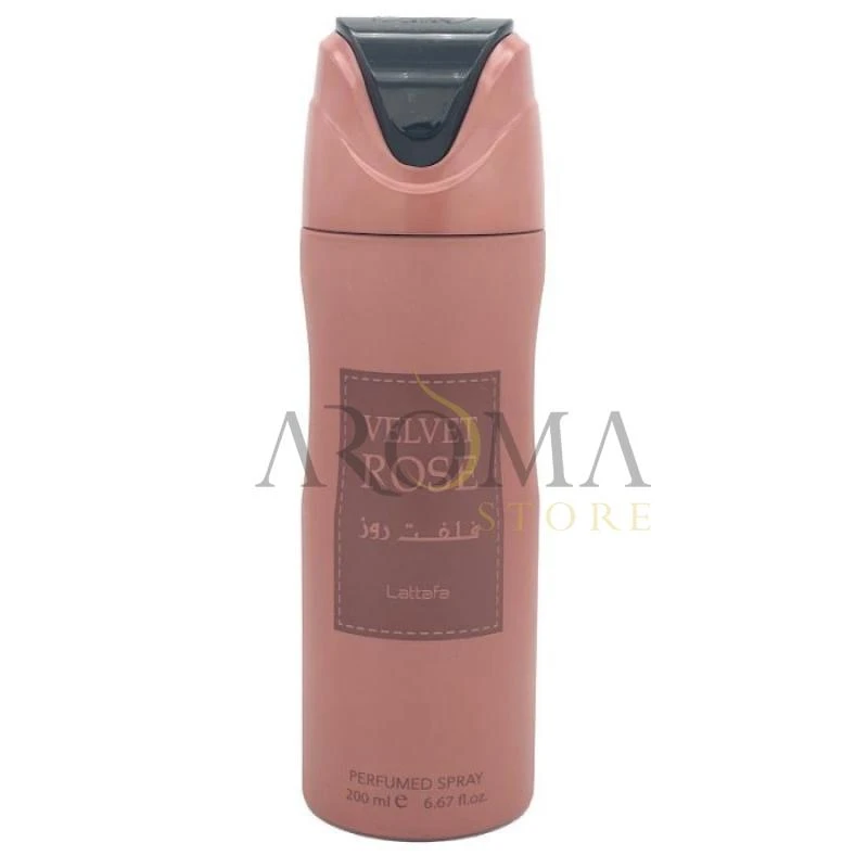Spray Corporal Perfumado Lattafa Velvet Rose Unissex 200ML