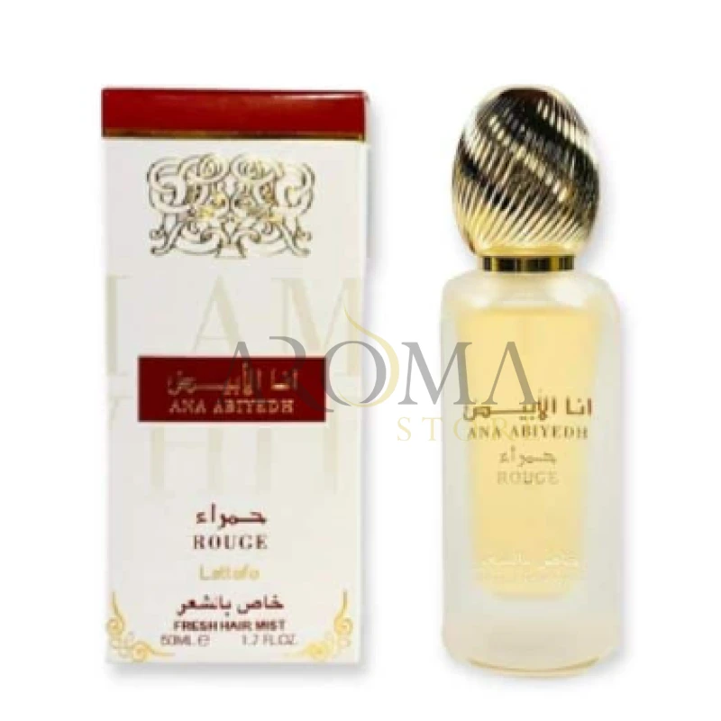 Perfume De Cabelo Lattafa - Ana Abiyedh Rouge Hair Mist 50ML