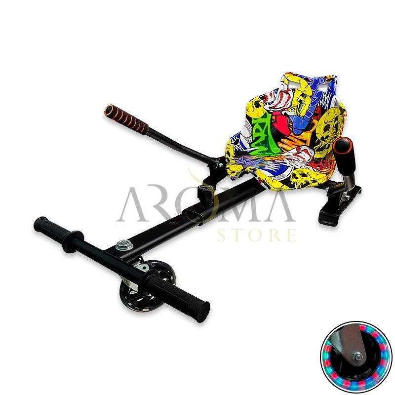 Carrinho para Scooter PM-900 HoverKart HipHop - Roda LED