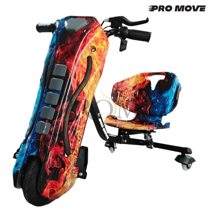 Triciclo Eletrico Pro-Move PM-1600 Drifting Scooter - Gelo Fogo