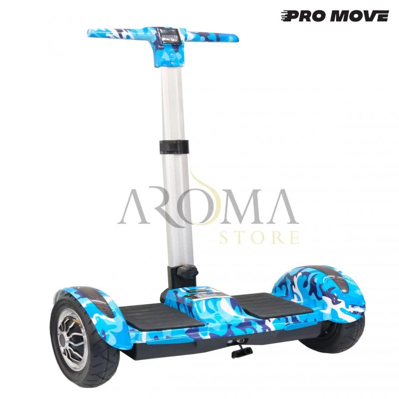 Scooter Pro-Move A8 com Roda de 10" e Bluetooth - Azul Camuflado