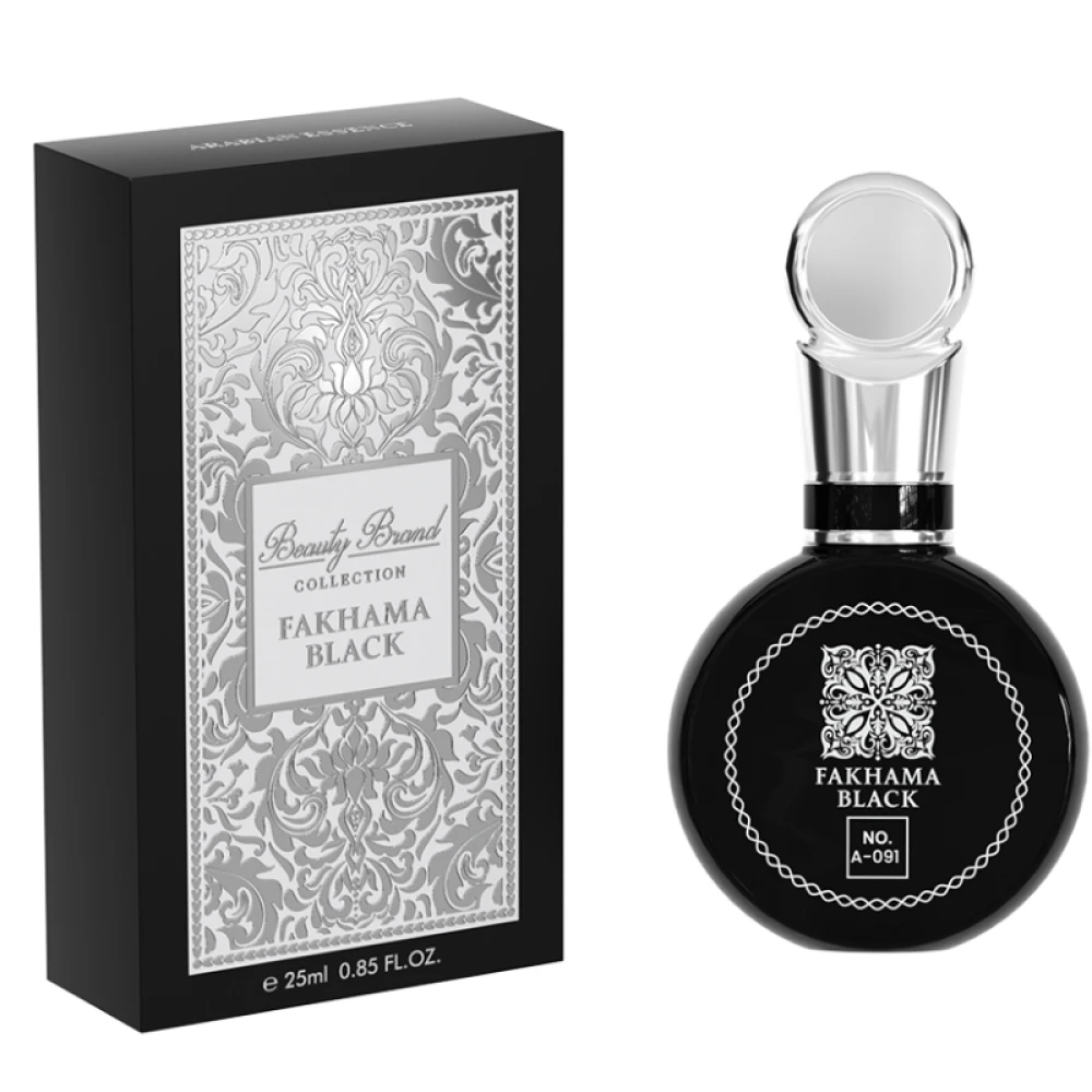 Perfume Miniatura Beauty Brand Collection N.º A-091 Fakhama Black 25ML