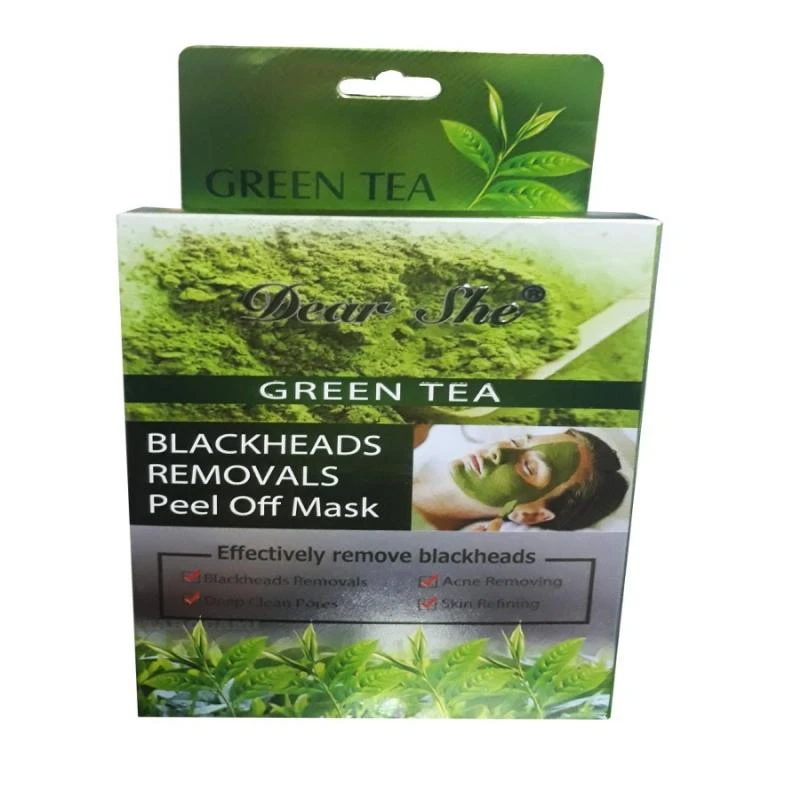 Mascara Removedora de Cravos Dear She Green Tea 10 Saches x 20GR