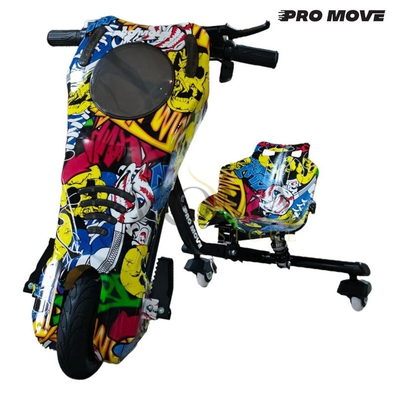 Triciclo Eletrico Pro-Move Infinito PM-702 Drifting Scooter com Amortecedor - HipHop